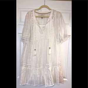 Knox Rose White Baby Doll Dress